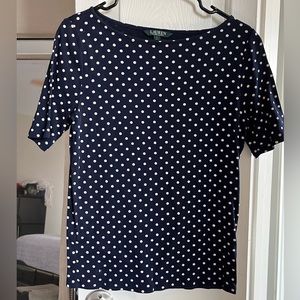 Polka dot Ralph Lauren blouse